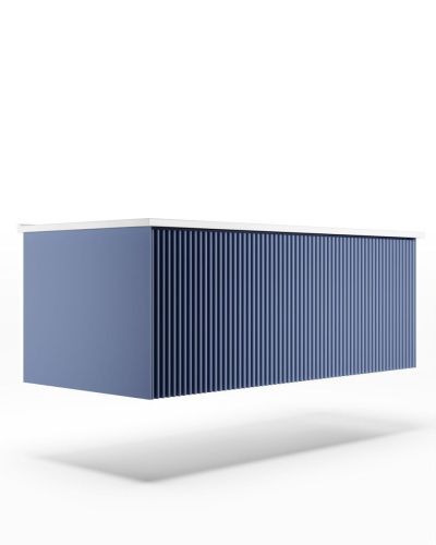 Тумба под раковину La Fenice Terra FNC-01-TER-BG-100 100х50 подвесная цвет синий - фото 3