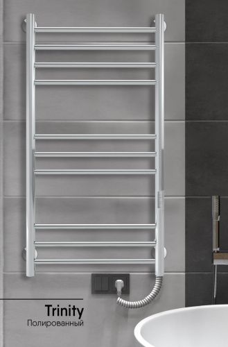 Полотенцесушитель электрический Indigo Line Trinity LСLTE100-50Rt 55х100 хром - фото 2