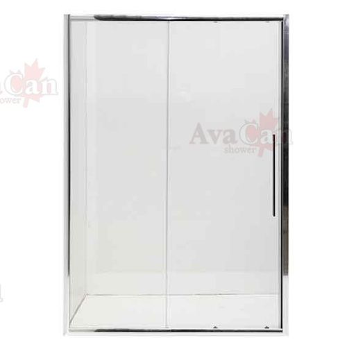 Душевая дверь AvaCan FC140 160х195 стекло прозрачное профиль черный - фото 4