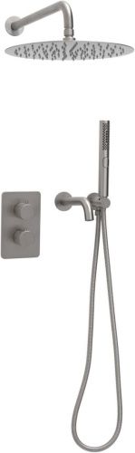 Душевая система Allen Brau Priority 5.31014-BN встраиваемая в стену цвет нержавеющая сталь с термостатом - фото 2