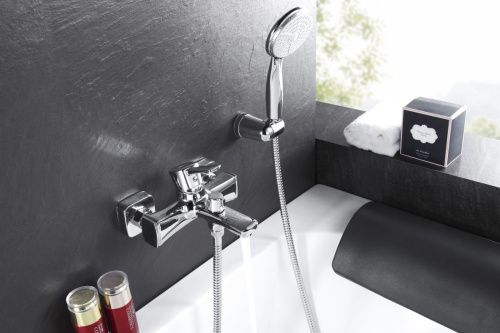 Смеситель для ванны LeMark Evitta LM0514C настенный хром - фото 2