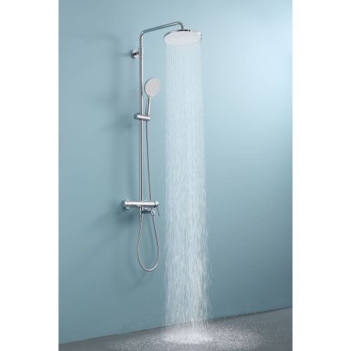 Душевая стойка Raglo R20 R20.24 настенная цвет хром - фото 4