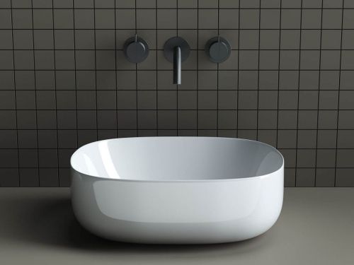 Раковина из сантехнического фарфора Ceramica Nova ELEMENT CN6018 50х40 накладная цвет белый без отверстий под смеситель - фото 4