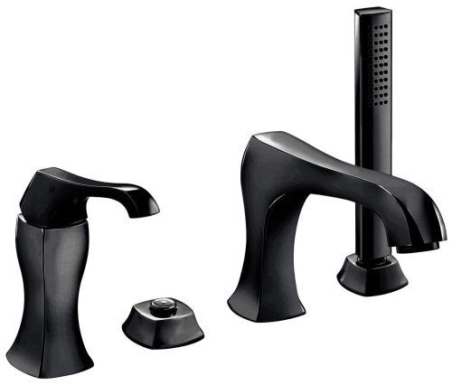 Смеситель Emmevi Ares 76120/NEO на борт ванны черный