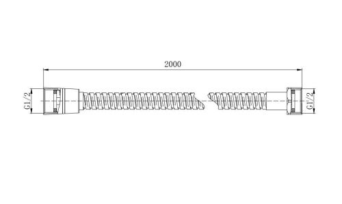 Душевой шланг Aquatek AQ2102MB черный - фото 5