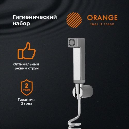 Гигиенический душ Orange HS021cr хром - фото 4