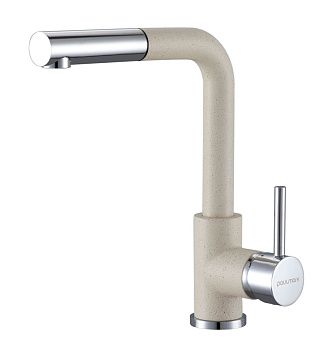 Смеситель для кухни Paulmark KASSEL Ka214311-328 на мойку бежевый