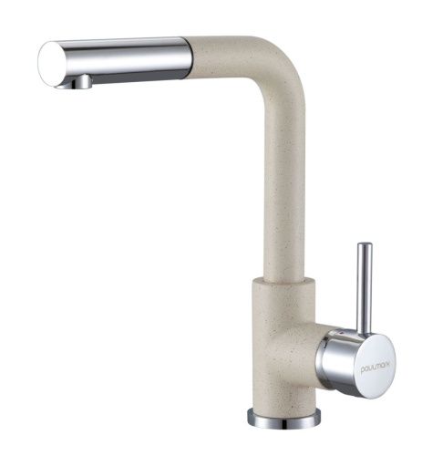 Смеситель для кухни Paulmark KASSEL Ka214311-328 на мойку бежевый