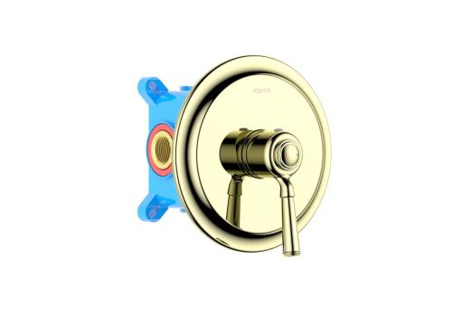 Смеситель для душа Aquatek КЛАССИК AQ1566PG встраиваемый в стену золото - фото 2