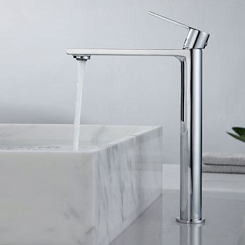 Смеситель для раковины Vincea Vogue VBF-1V2CH на столешницу хром