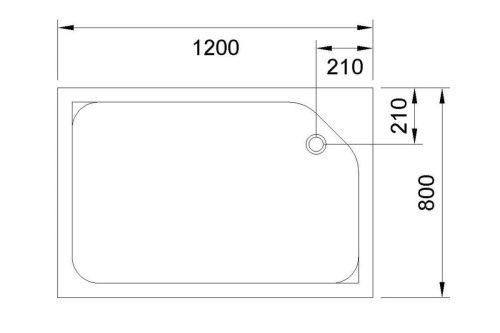 Душевой поддон акриловый Royal Bath HP RB8120HP-R 120х80 белый с ножками - фото 4