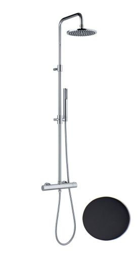 Душевая стойка Fiore 44NN0964 настенная цвет черный - фото 2