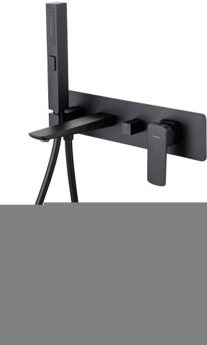 Смеситель для ванны с душем Allen Brau Infinity 5.21007-31 встраиваемый в стену черный - фото 2