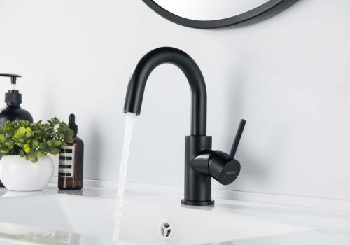 Смеситель Aquatek ЕВРОПА AQ1307MB на раковину черный - фото 3