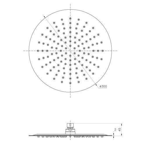 Верхний душ LeMark LM9482S хром - фото 2