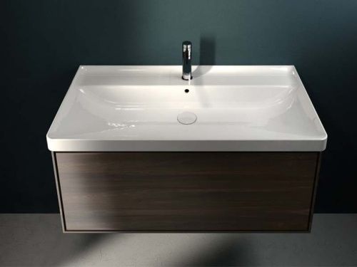 Раковина из сантехнического фаянса Hatria CANALGRANDE Y1EL01 100х50 подвесная цвет белый - фото 2