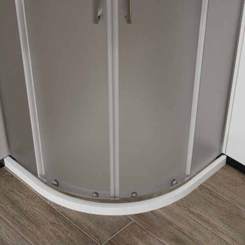 Душевой уголок Vincea City VSQ-5CT900MT 90х90 стекло текстурное профиль хром без поддона - фото 3