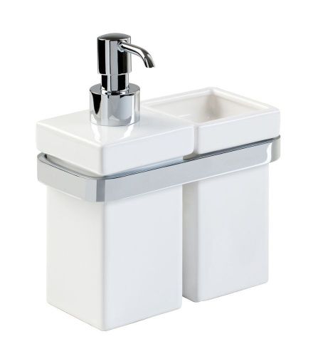 Дозатор + стакан Stil Haus Mizar MZ14(08-BI)