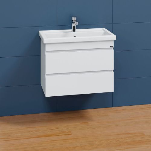 Тумба под раковину СанТа Марс 700294 70х40 подвесная цвет белый - фото 2