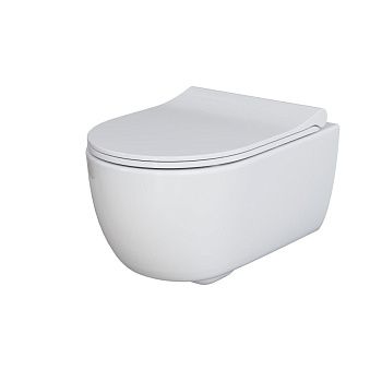 Унитаз подвесной Ambassador Abner 103T20001R-102T20001S белый с сиденьем микролифт