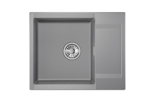 Кухонная мойка Granula 6202, АЛЮМИНИУМ 60х50 цвет серый поверхность матовая - фото 2