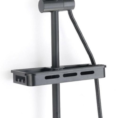 Душевая стойка D-Lin D10A06 настенная цвет черный - фото 3