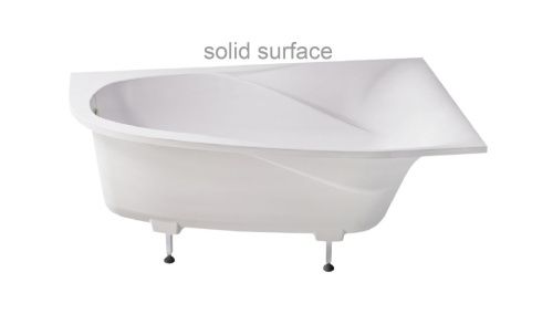 Ванна из искусственного камня Astra-Form Селена 01010081 170х100 угловая асимметричная с ножками - фото 4