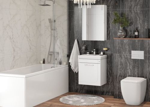 Зеркало-шкаф Onika Венеция 205014 50х70 подвесной цвет белый - фото 4