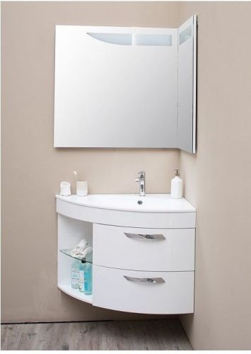 Зеркало с подсветкой De Aqua Трио Люкс 184504 90х90 подвесное - фото 4