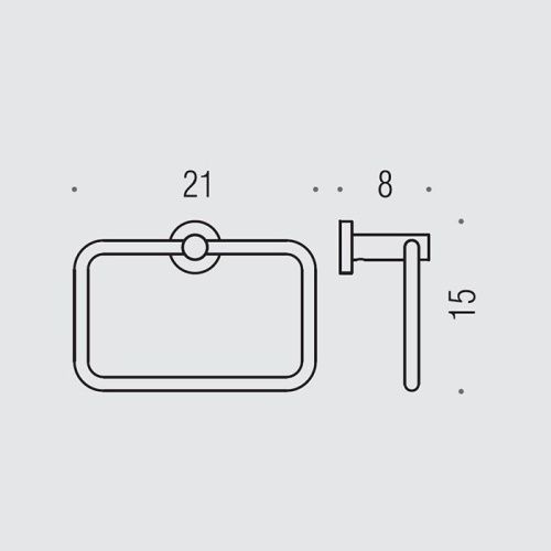 Полотенцедержатель Colombo Plus W4931.NM - фото 2