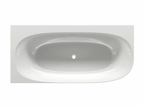 Ванна акриловая Riho OMEGA CORNER B097001005 170х80 пристенная асимметричная с ножками - фото 2