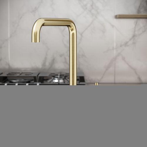 Смеситель для кухни Sancos Vela SC4013BG на мойку золото - фото 4