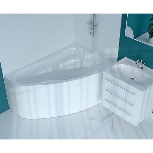 Ванна акриловая 1MarKa LIL 01лил1490л 140х90 пристенная асимметричная без каркаса - фото 3