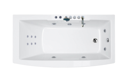 Ванна акриловая Royal Bath FATO RB326100CO 170х85 пристенная прямоугольная с каркасом - фото 2