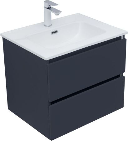Тумба под раковину Aquanet Вега 2.0 00337947 60х50 подвесная цвет синий