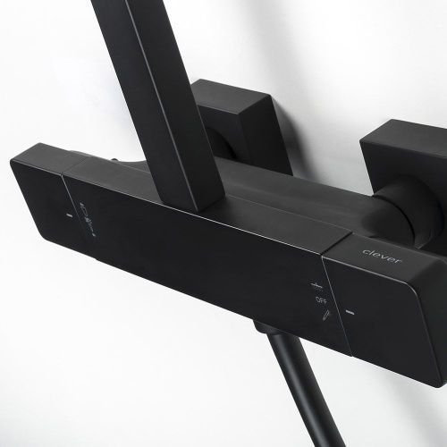 Душевая стойка Clever NINE XTREME 60791 настенная цвет черный - фото 5