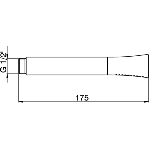 Душевая лейка Cisal Cherie DS01420024 Акция цвет золото - фото 2