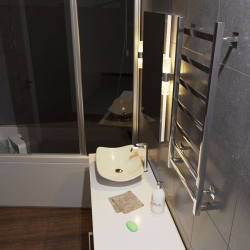 Полотенцесушитель электрический Тругор Пэк Пэк20кв/8040 45х80 хром - фото 4