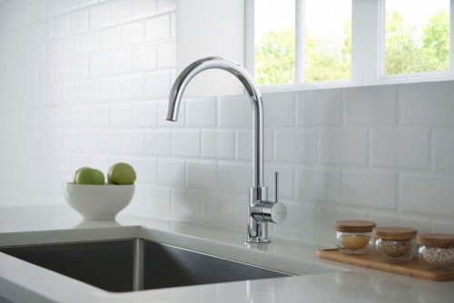 Смеситель для кухни Aquatek ЕВРОПА AQ1382CR на мойку хром - фото 5