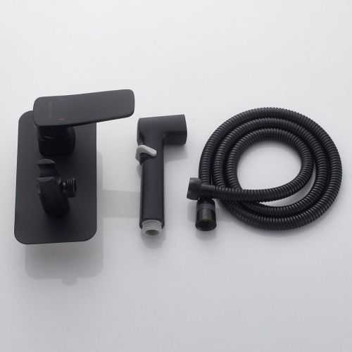 Гигиенический душ со смесителем Shevanik S9905H черный - фото 4