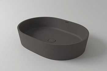 Раковина из искусственного камня Holbi ARIEL 2.02.011.44.4 60х40 накладная цвет серый