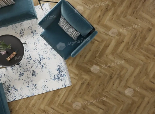 Ламинат Alpine Floor Ville 63262 Дуб Каррито толщина 0.8 см 33 класс 643х131 - фото 4