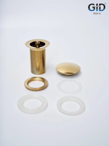 Донный клапан Gid Minucia 73301K золото - фото 5