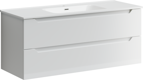 Тумба под раковину Sancos Norma 2.0 NR2.0120-1W 120х50 подвесная цвет белый - фото 2