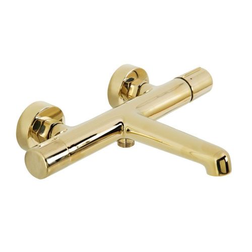 Смеситель BelBagno UNO UNO-VASM-ORO настенный золото - фото 2