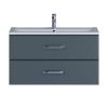 Тумба под раковину Uperwood Foster 291020523 90х50 подвесная цвет серый