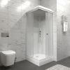 Душевая кабина Тритон Вельвет-К Щ0000071050 80х80 квадратная с крышей ориентация универсальная