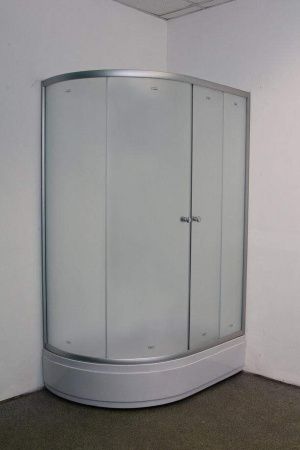 Душевой уголок Parly ZFM1201R 120х80 стекло матовое профиль хром с поддоном