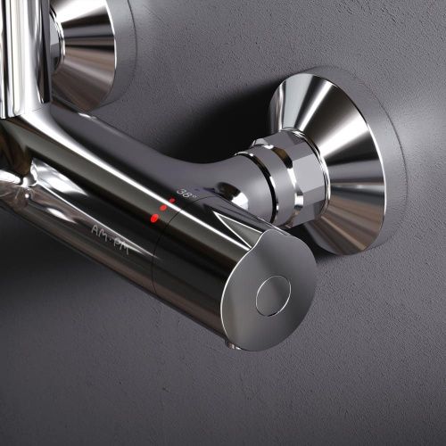 Душевая стойка Am.Pm Like F0780564 настенная цвет хром с термостатом - фото 5