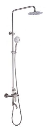 Душевая стойка Fmark FS8245 настенная цвет серый - фото 2